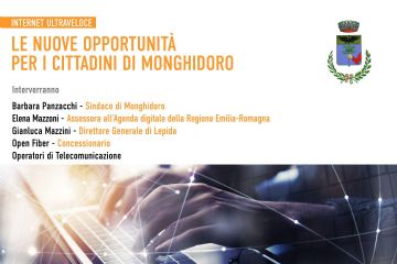 Incontro con i cittadini di Monghidoro per discutere sulle nuove opportunità  relative a Internet ultraveloce