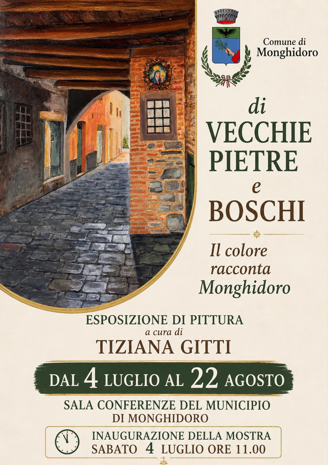 Il colore racconta Monghidoro, esposizione di pittura a cura di Tiziana Gitti